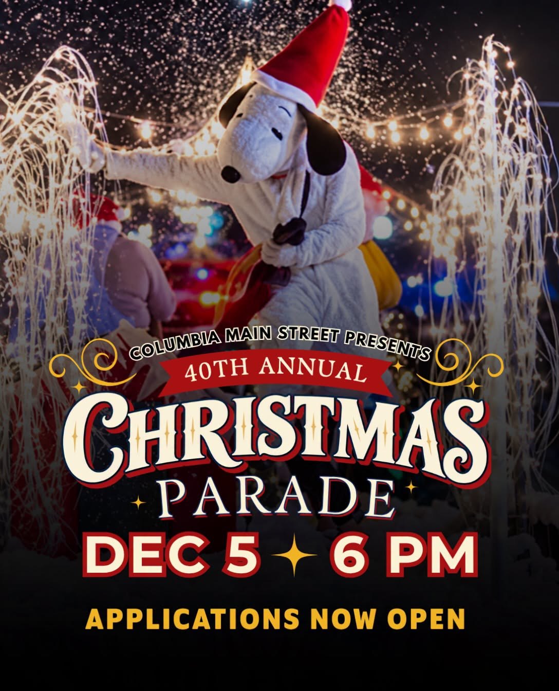 Flyer for 40th Annual Christmas Parade