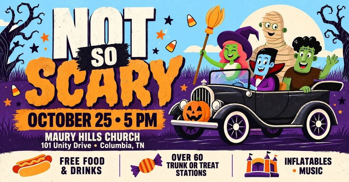 Flyer for Not So Scary