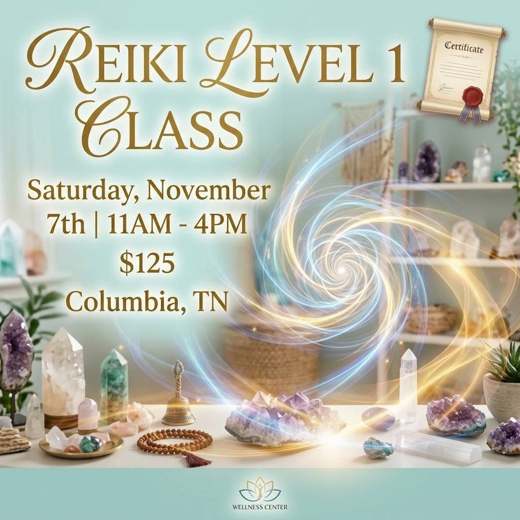Flyer for Reiki 1 Certification Class