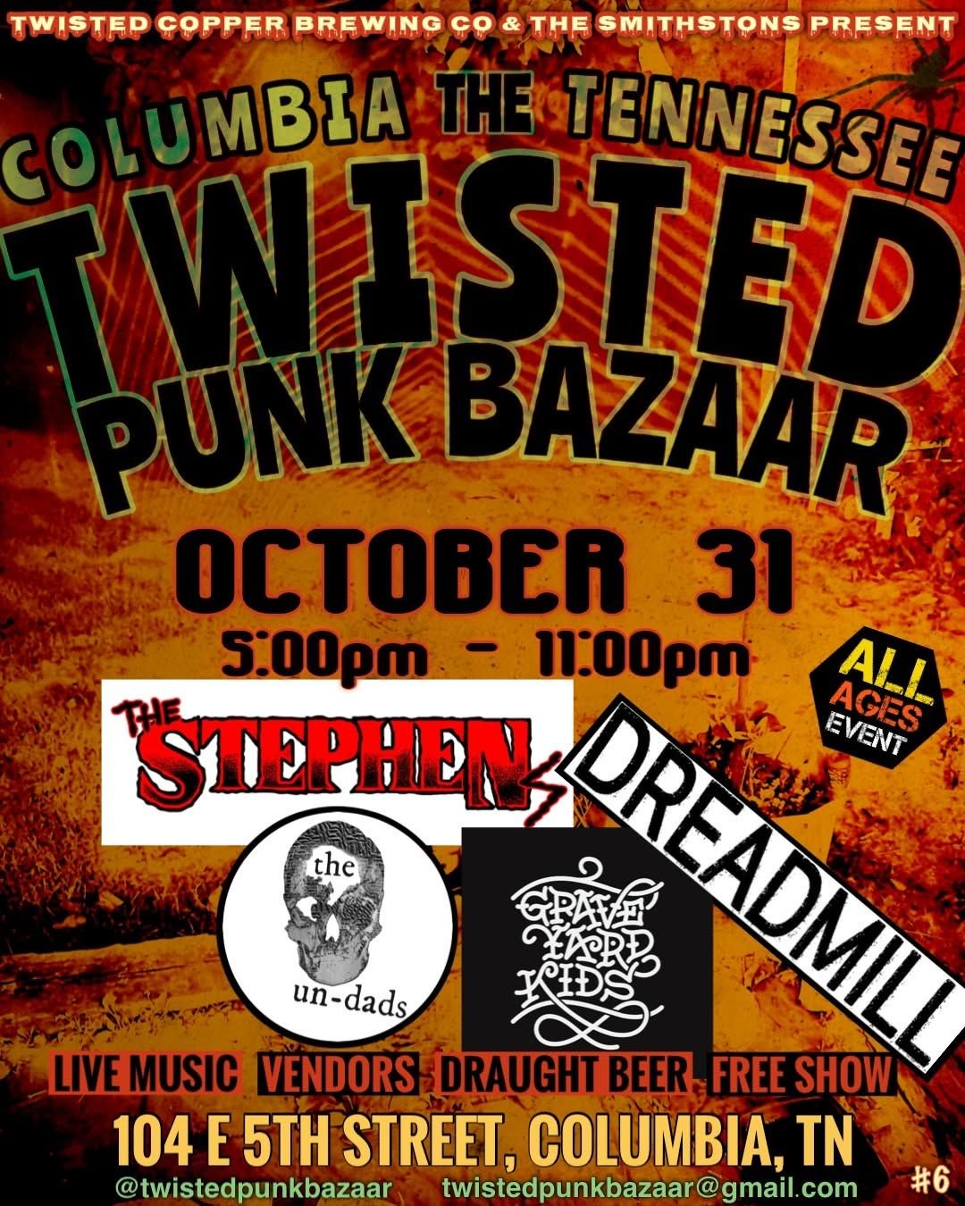 Flyer for Twisted Punk Bazaar no.6 Halloween