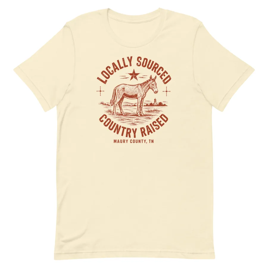 Locally Sourced, Country Raised / Tee